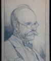 Albert van de Laarschot, tekening van Jan Ahsmann, 1932 (foto: D. Verlinden)
