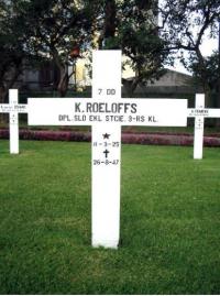 Klaas Roeloffs, huidige graf (bron: J. van Oosterhout)