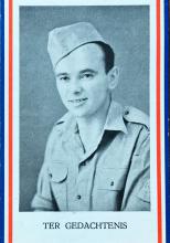 Theo Huijberts, bidprentje voorzijde (bron: Oorlogsgravenstichting)