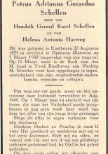 P.A.G. Schellen, bidprentje (bron: J. van Oosterhout)