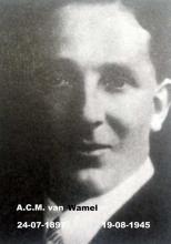 A.C.M. van Wamel (bron: Indiëmonument 's-Hertogenbosch - om te blijven gedenken)