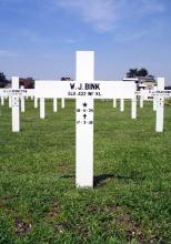 W.J. Bink, graf (bron: Oorlogsgravenstichting)